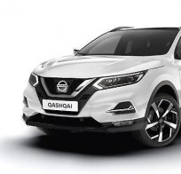 PRZEDNIA NAKŁADKA OZDOBNA NISSAN QASHQAI J11 CZARNY POŁYSK CROSSOVER KE610HV55B